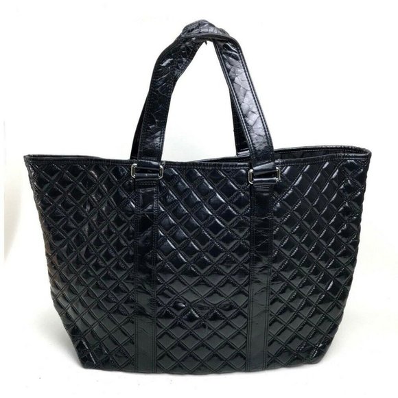AUTHENTIC MARC JACOBS Quilted tote (old model) Medium size Tote Bag PVC Black - Picture 1 of 8